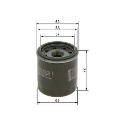 BOSCH HONDA YAMAHA HF204 SUBARU GENEL YAĞ FİLTRESİ 15208AA100